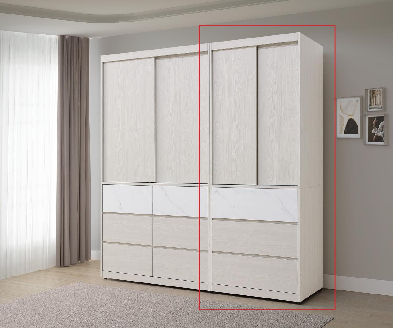 泰倫 3 × 7尺推門組合衣櫥